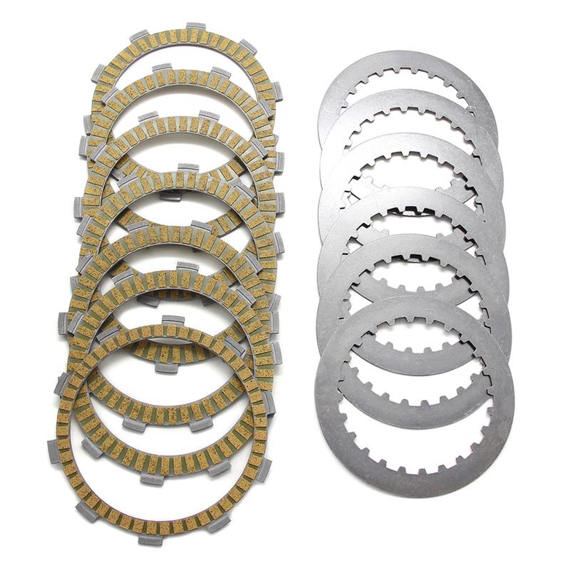 Motorcycle Friction Clutch Plates For Suzuki DR250R SJ45A DR250 Dejbel 250 DR-Z 250 K1-K7 (DJ43A) OEM:21451-13E00/21451-13E10