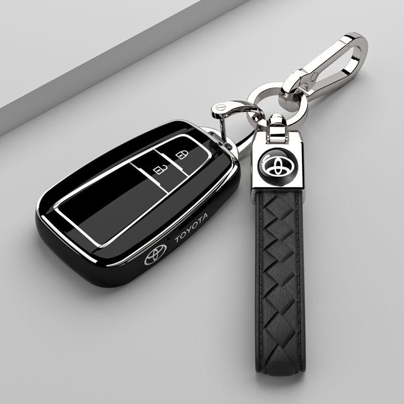 Soft TPU Car Key Cover Case Shell Fob For Toyota Prius Camry Corolla C-HR CHR RAV4 Prado 2018 Protection Keychain Accessories