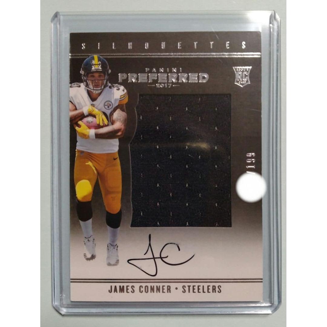 Used JAMES CONNER James Connor autograph card AUTO NFL