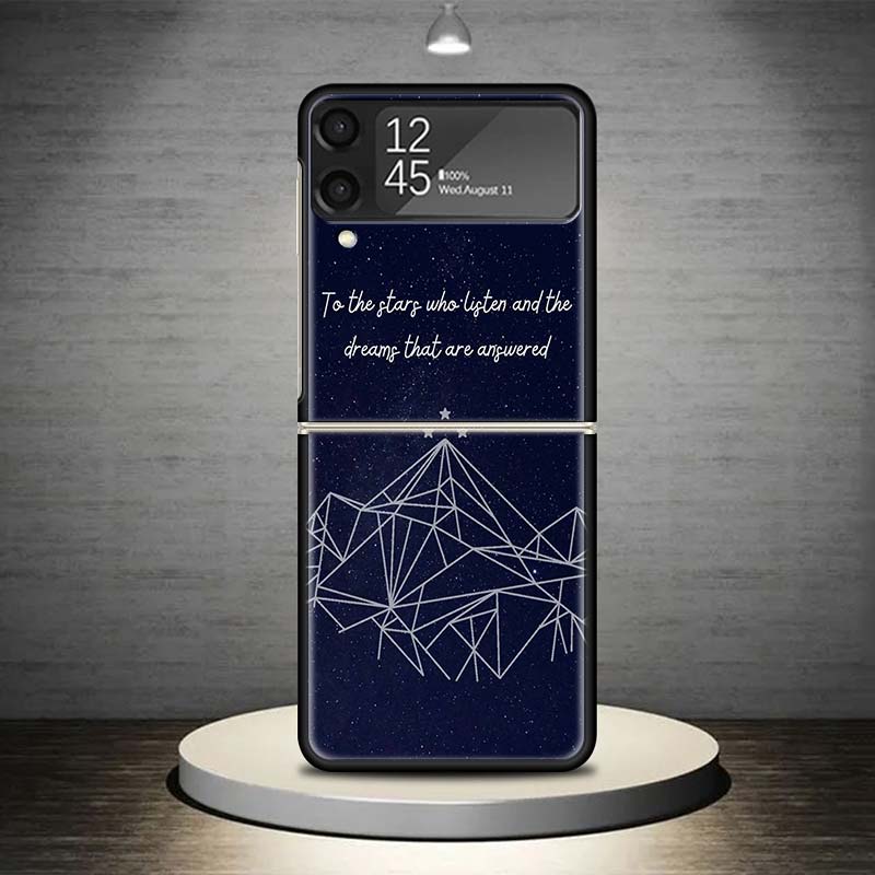 Ein Hof aus Nebel und Zorn Sarah J Maas Handyhülle Für Samsung Galaxy Z Flip 7 6 5 4 3 5G Stoßfeste Hülle Z Flip7 Flip6 ZFlip5 Flip3