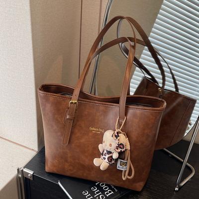 Large Capacity Retro Underarm Bag Ladies Trend Fashion Shoulder Large Bag Casual Class Commuter Tote Bag