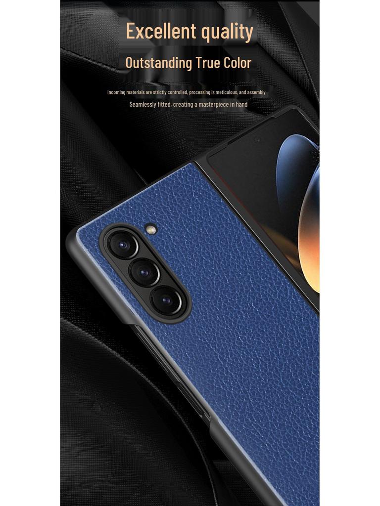 Samsung Z Fold7 & Huawei Mate X5 Cross Pattern Folding Screen Protective Phone Case