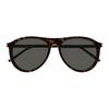 Saint Laurent Mirror Leg Carved Acetate Irregular Sunglasses Unisex sunglasses Tortoise SL667002