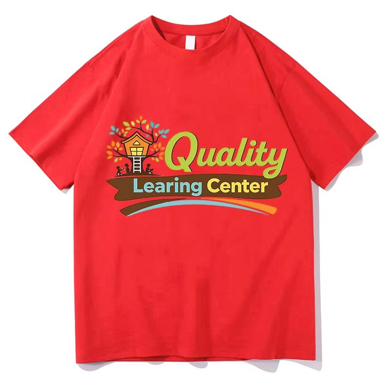 

Quality Learning Center Print Tshirt Unisex Streetwear Short Sleeve Cotton Loose Male Tshirts Fashion Casual Game Graphic Tops 4XL