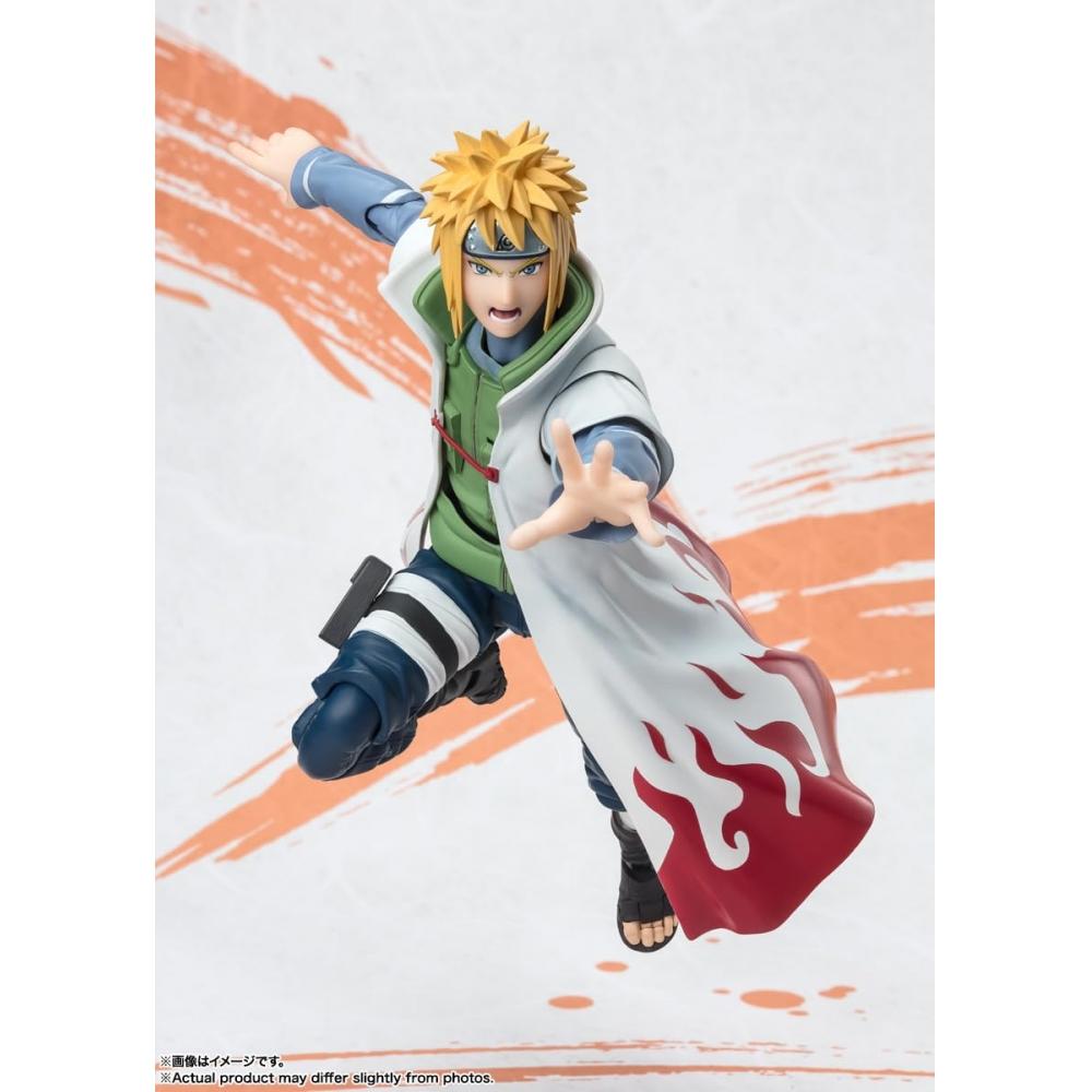 SHFiguarts NARUTO Minato Namikaze -NARUTOP99 Edition- Ungefähr 160 mm große, bewegliche Figur aus PVC und ABS, bemalt