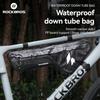 ROCKBROS Fahrradtaschen Wasserdichte Fahrrad Unterrohr Frontrahmen Tasche Radsport Gepäck Aufbewahrungstasche Bikepacking Für MTB Rennrad Gravel Bike