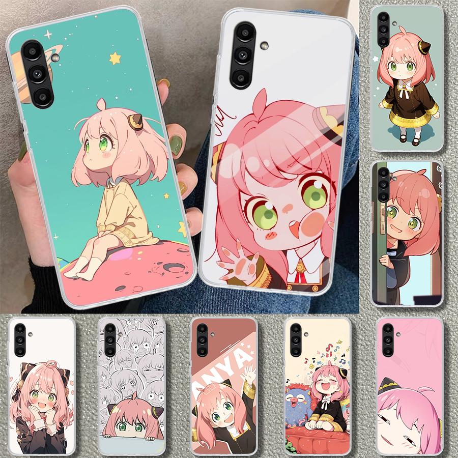S-Spy Family Anya Phone Case Cover for Samsung Galaxy A17 A16 A26 A36 A56 A57 A37 A15 A25 A35 A55 A14 A24 A34 A54 A13 A23 A33 A5