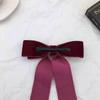Korean Velvet Bowknot Hair Clip - Simple & Stylish Duckbill Design