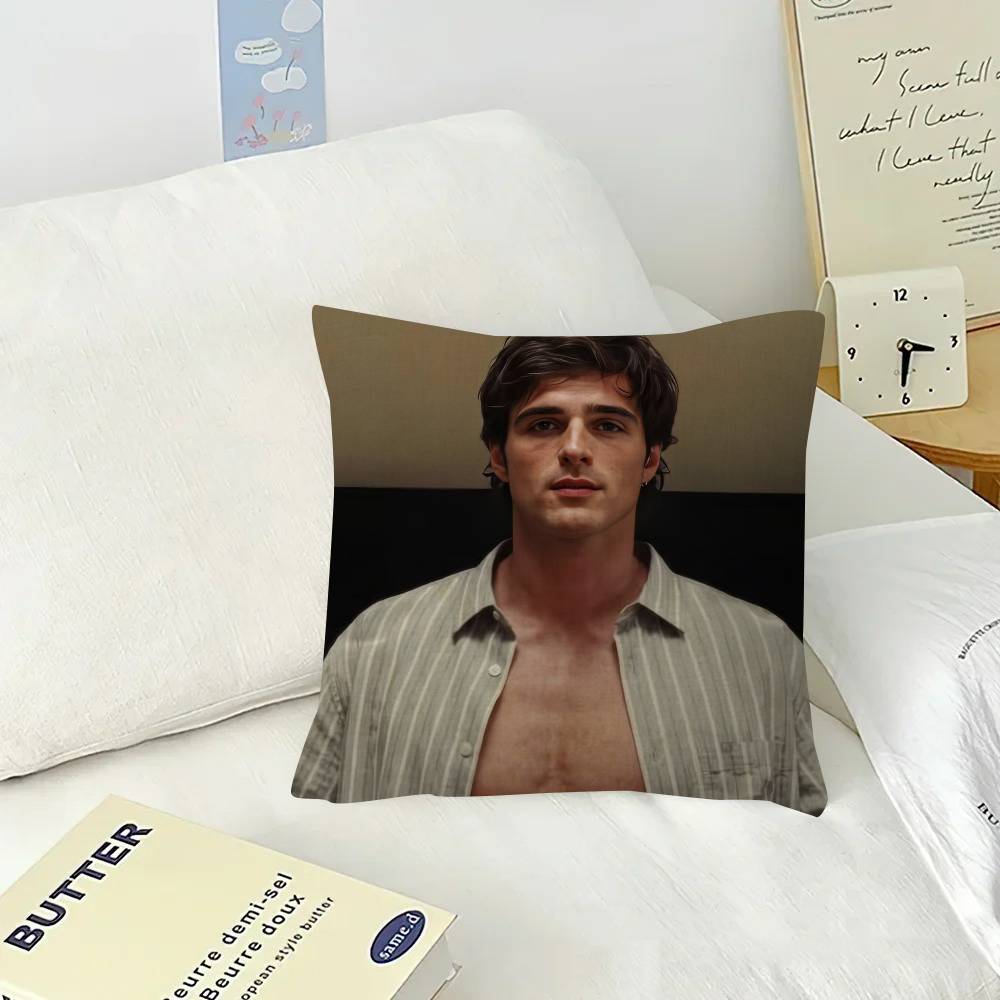 Actor Jacob Elordi  Cushion Cover Car Throw Pillow Case For Sofa Car Christmas Gift