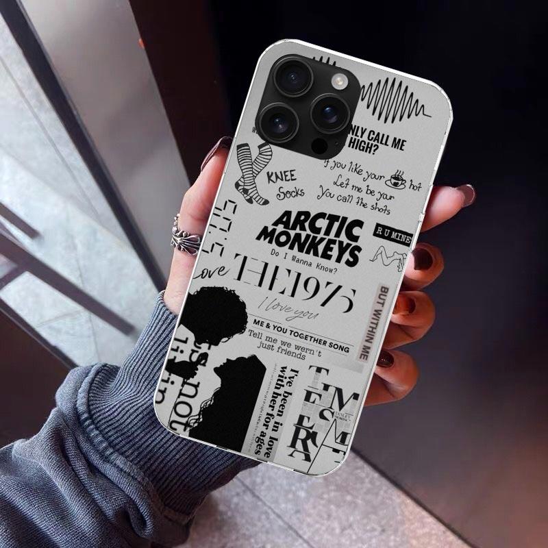 

Arctic M-Monkeys Special Offer Phone Case For iPhone 17 Air 11 13 Mini 14 15 Plus 16 12 Pro Max 16E SE 7 8 Pattern Soft TPU Back iPhone 17 Air