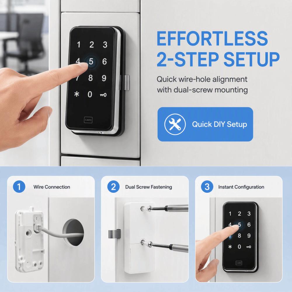 Zinc Alloy Digit Code Combination Cam Lock Code Unlock Cabinet Coded Lock Coded Lock  School Locker