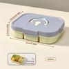 WORTHBUY Large Capacity Plastic Divided Bento Lunch Box Microwave Portable Leak-proof Cold And Hot Food Container For Student