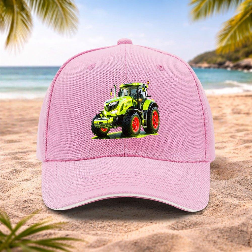Grüner Traktor Baseballkappe Unisex für Hochzeiten Partys Festivals Camping Radfahren Fotografie Geburtstagsgeschenk