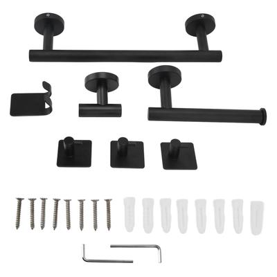 Set da 7 Pezzi Portasciugamani in Acciaio Inossidabile per Bagno, Antiruggine, Resistente al Colore, Set di Ferramenta Elegante per Bagno
