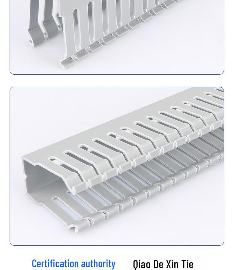 Flame-Retardant PVC Electrical Wiring Duct for Cable Management
