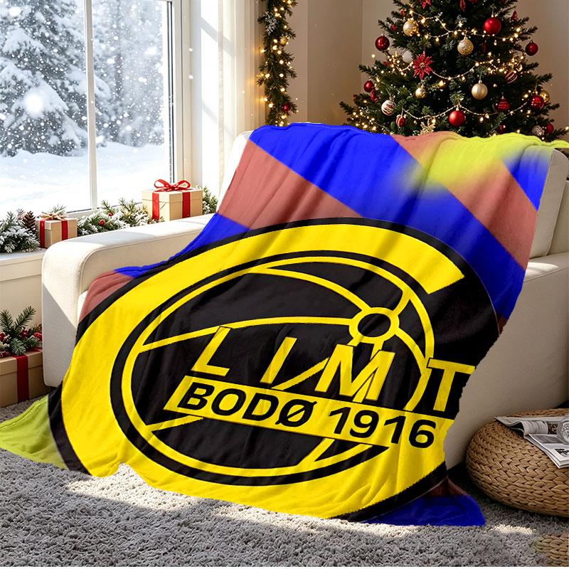 FK BodoGlimt Pattern Blanket for Home Decoration, Bed, Sofa, Car Travel, Camping, Suitable for All Seasons, Birthday Christmas Gift