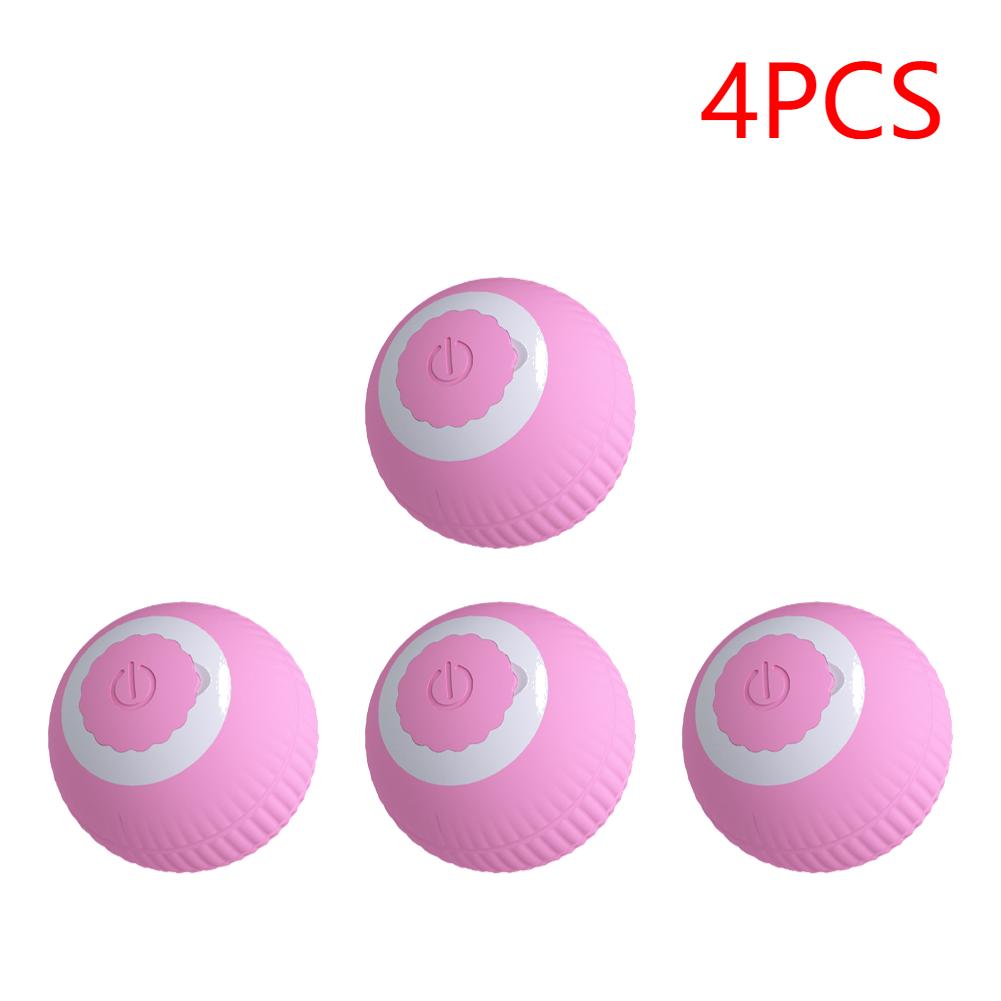 Smart Cat Toys Rolling Ball Rechargeable Electic Interactive Toys for Cats Training Self-moving Funny Puppy AccessoriesPet Toys