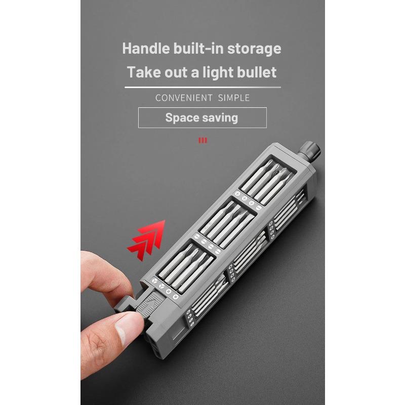 Präzisionsschraubendreher-Set 8 30 40 44 in 1 Torx Sechskant Kreuzschlitz Magnetischer Schraubendreher-Bit Telefon Uhr Laptop Mini Reparaturwerkzeug-Set