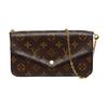 [Použitý] Felicie Pochette Classic Monogram Potahované Plátno A Kůže Třív Jednom Řetízková Taška - Velmi Dobrý #171FCFL