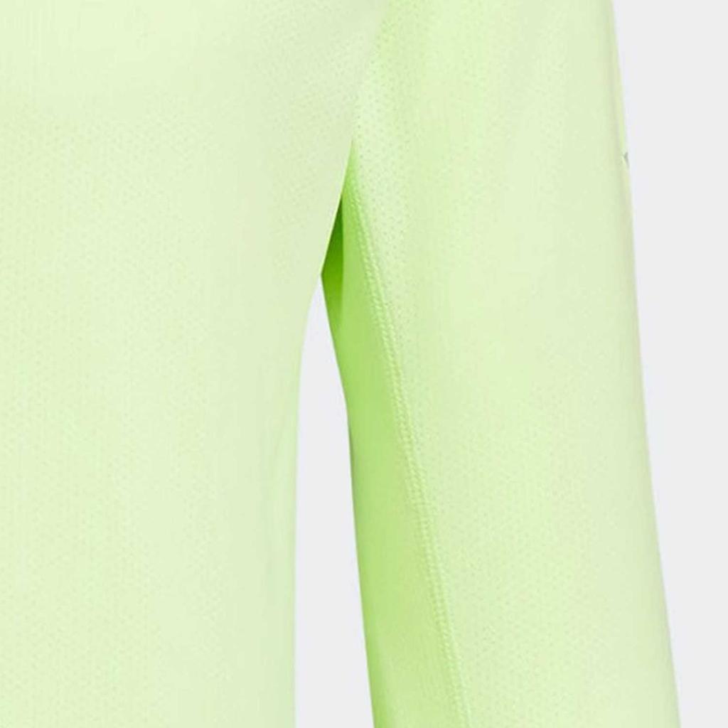 adidas Unisex Run Fast Long Sleeve Running T-Shirt Lucid Lemon JV6922