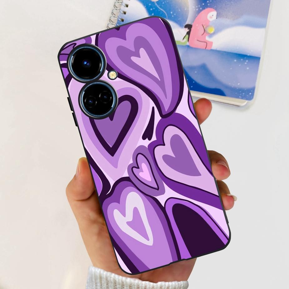 For Tecno Camon 19 Neo Case CH6i New Fashion Painted Cover Soft Silicone Phone Case For Tecno Camon 19 Pro 5G Camon19 Neo Bumper