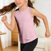 Women’s Sleeveless Racerback Pleated Back Tank Top Lightweight Loose Fit Casual Athletic Shirt for Everyday Wear