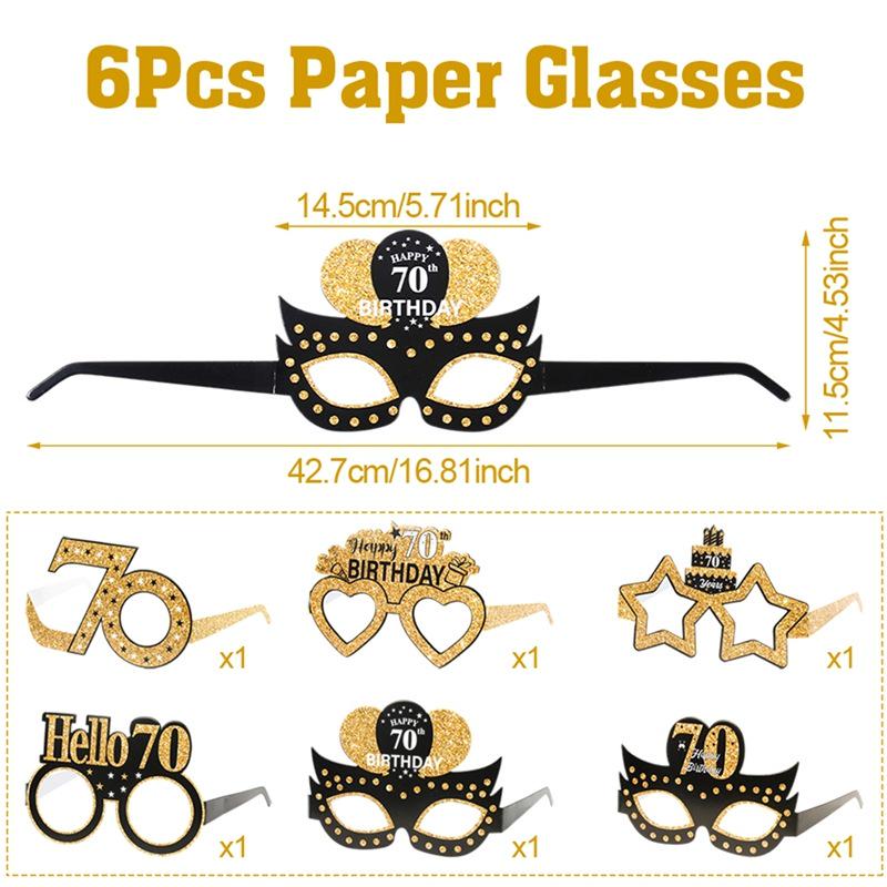 Birthday Party Funny Costume Glasses - Photo Prop & Party Decoration