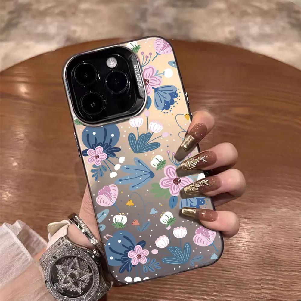 For Motorola Moto G84 G34 G04 G04S G24 G14 G53 G22 G13 G23 G10 G20 G30 E32 E22 E22i Luxury Flower IMD Phone Case MotoG84 Cover