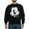Disney Mens Mickey Mouse Face Sweatshirt