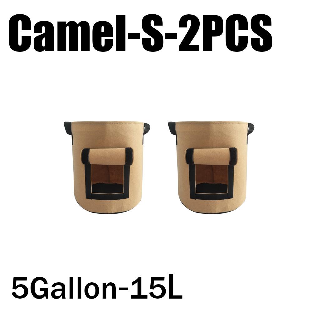 3Styles Felt Plant Grow Bags Nonwoven Fabric Garden Potato Pot Greenhouse Vegetable Growing Bags Moisturizing Vertical Tools