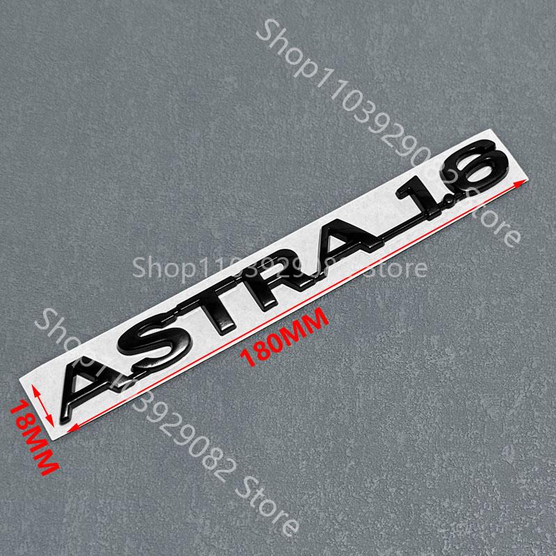 3D Metal Car Decor Rear Trunk Fender Side Emblem Sticker For Opel Zafira ASTRA 1.6 Logo Astra Antara H G Corsa Accessories Wv3