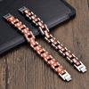 Stainless Steel Biker Bracelet Men - Hip Hop Style Cycling Safety Accessory With Chain Design Geometric