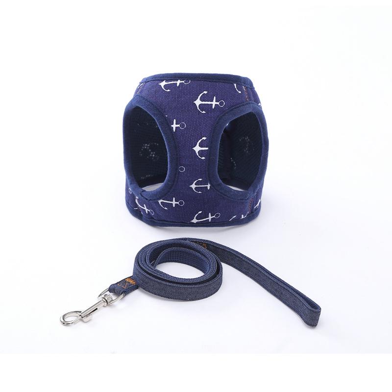 Dog Print Protective Harness Vest