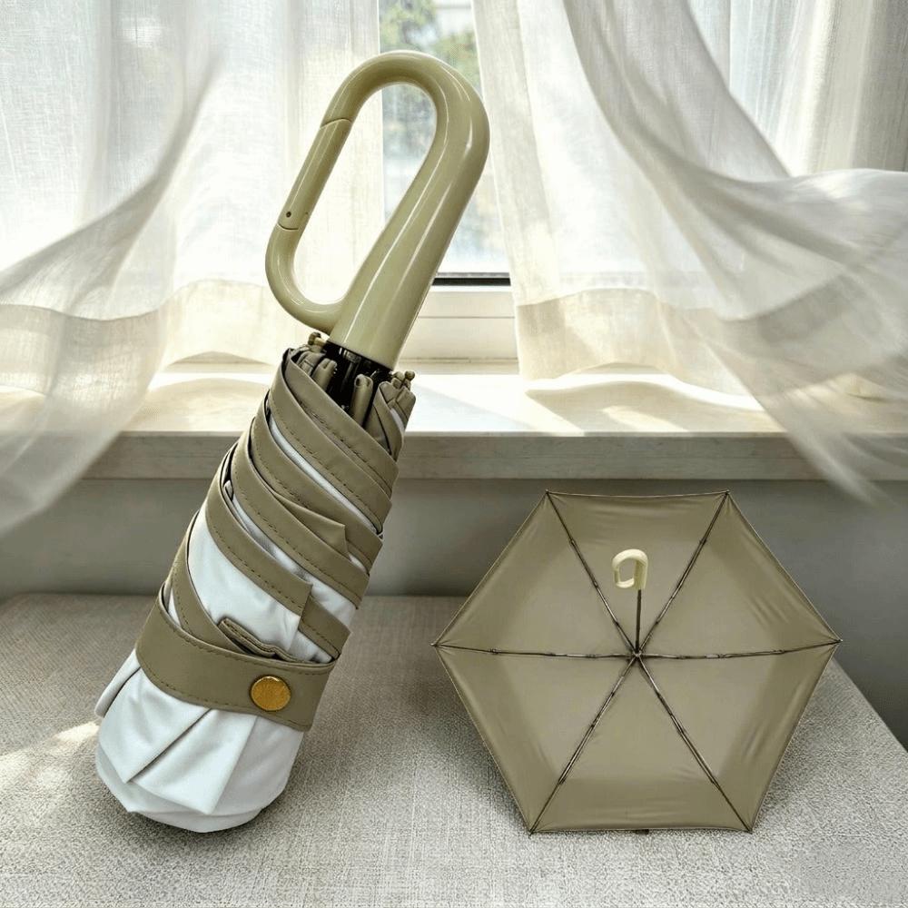 Manual Portable Umbrella UV Protection Sunshade Umbrella Dual-Use Sun Rain Umbrella  Beach