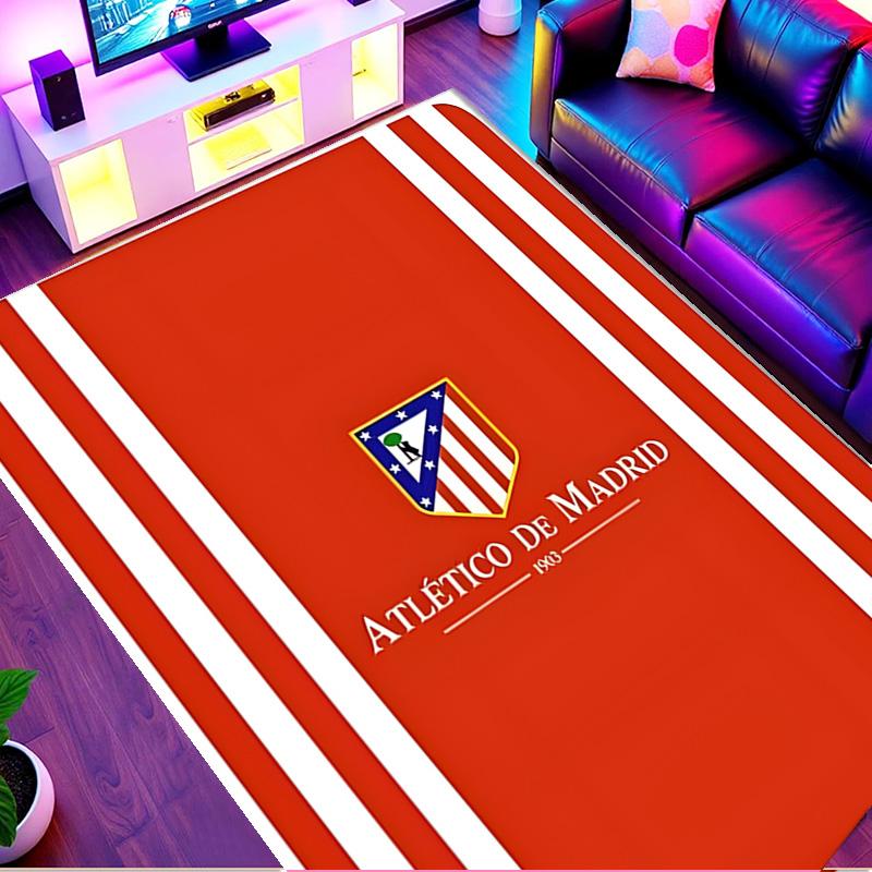 Football Club Print Rug, Washable Floor Carpet, For Entryway Dorm Laundry Room Office Study, Home Decor Birthday Christmas Gift