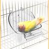 Bird Bath for Cage Parrot Bathing Tub Bird Cage Bath Bird Bathtub Pool Convenient Thick Sturdy for Cockatiel Parrots Small Birds
