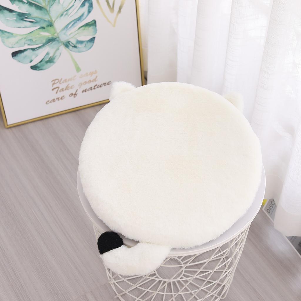 Cute Cat plush Seat Cushion Memory Foam Stuffed Chair Cushion for Kids Girl School Office Cushion