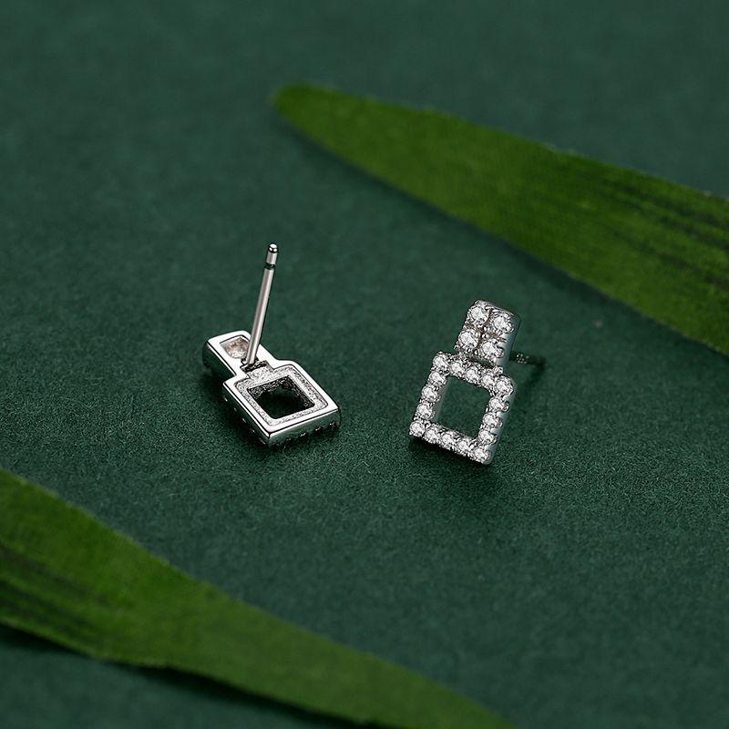 Tancise 925 Sterling Silver Zircon Earrings Drop Earrings For Women Wedding Party Gifts