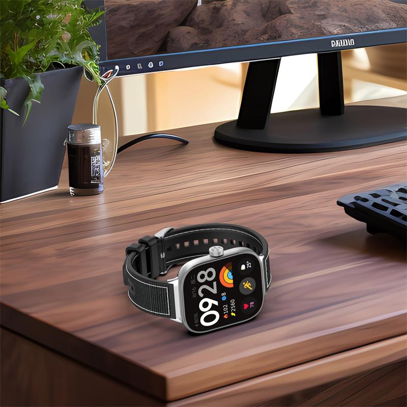 Loop Nylon Strap For Redmi Watch4 Strap Bracelet Silicone Watchband for Xiaomi Band 9pro 8 Pro