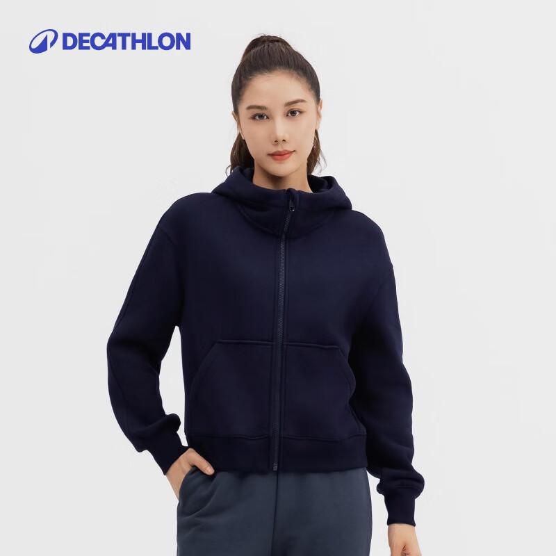 Decathlon Women s Hooded Zipper Sport Sweatshirt L