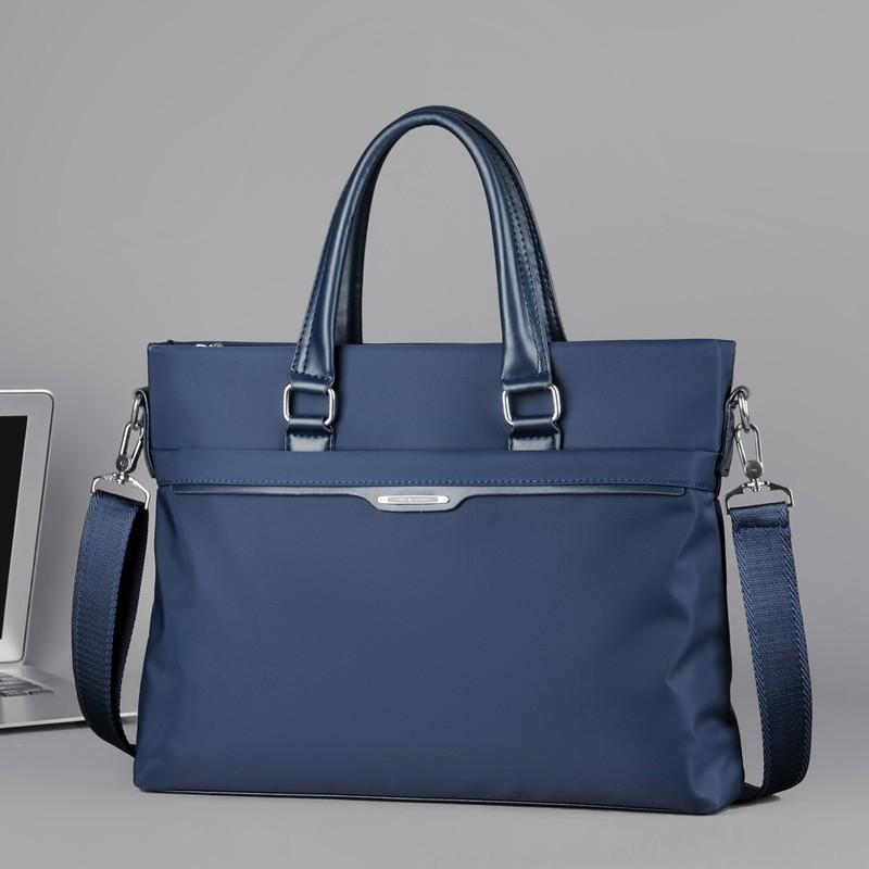 

TS JYL laptop bag,Business Casual Laptop Handbag Sleeve Large Men Briefcase Commuter Bag 14 inches синий