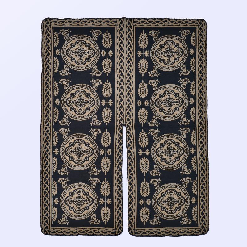 Street New Ladies Scarf Shawl Autumn and Winter Thickened Imitation Cashmere Jacquard Split Warm Cape