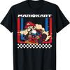Mario Kart Racing Mario Wins The Gold Vintage Drifter T-Shirt