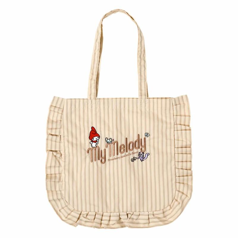 

Sanrio My Melody Frill Tote Bag Japan NEW Sanrio Characters