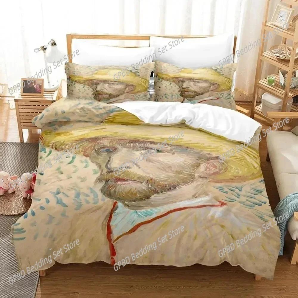 Comforter 3D Print Van Gogh Bedding Set For Bedroom Soft Modern S Comefortable Kids And