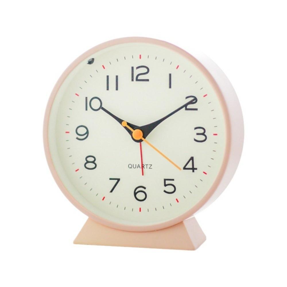 

Night Light Children s Alarm Clock Simple Desk Clock Time Manager Tabletop Alarm Timer Kids Room розовый