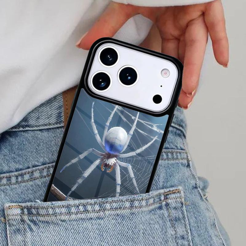 Creepy Insect Spider Phone Case for iPhone 16e 15 14 13 12 17 Pro Max Plus Air 17pro Cover Coque