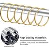 24 Pack Curtain O-Rings Multifunctional Purpose Decorative Metal Shower Curtain Rings Rustproof Iron Bath Drape Loop Smooth