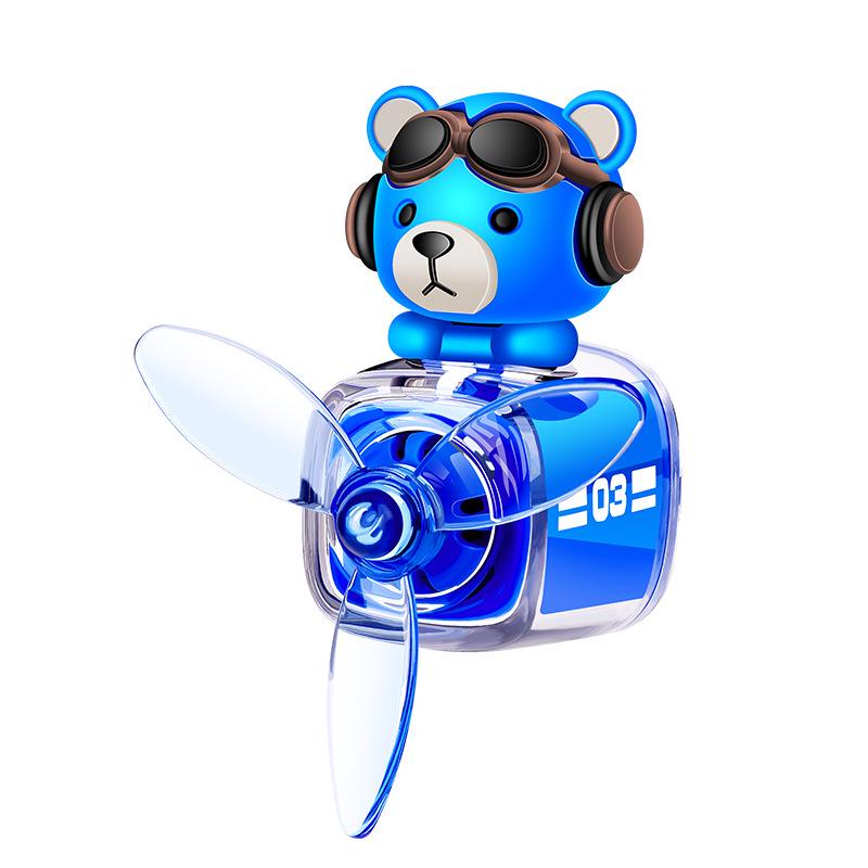 Bear Car Freshener Vent Perfume and Ornament Diffuser Fan