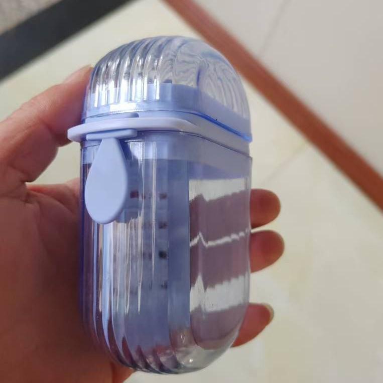 

Компактная дорожная мыльница с герметичной крышкой и сливом для удобства хранения прозрачный/синий